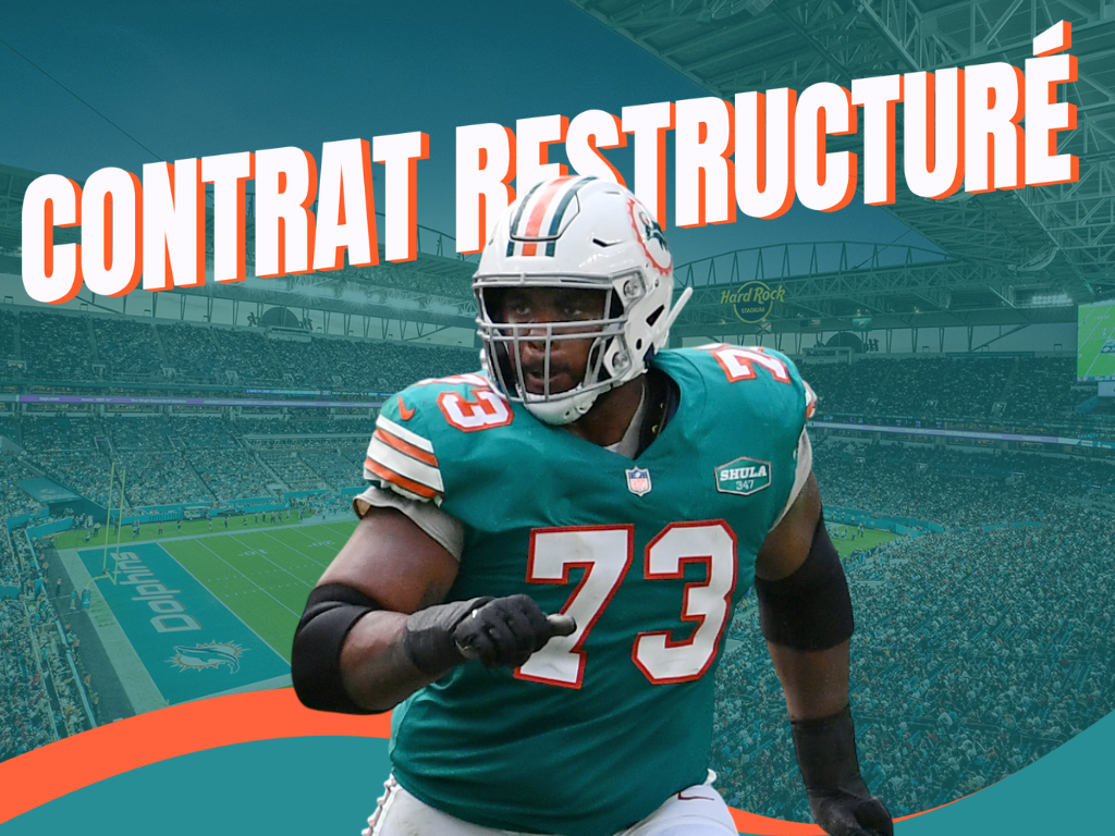Les Dolphins restructurent le contrat d’Austin Jackson.