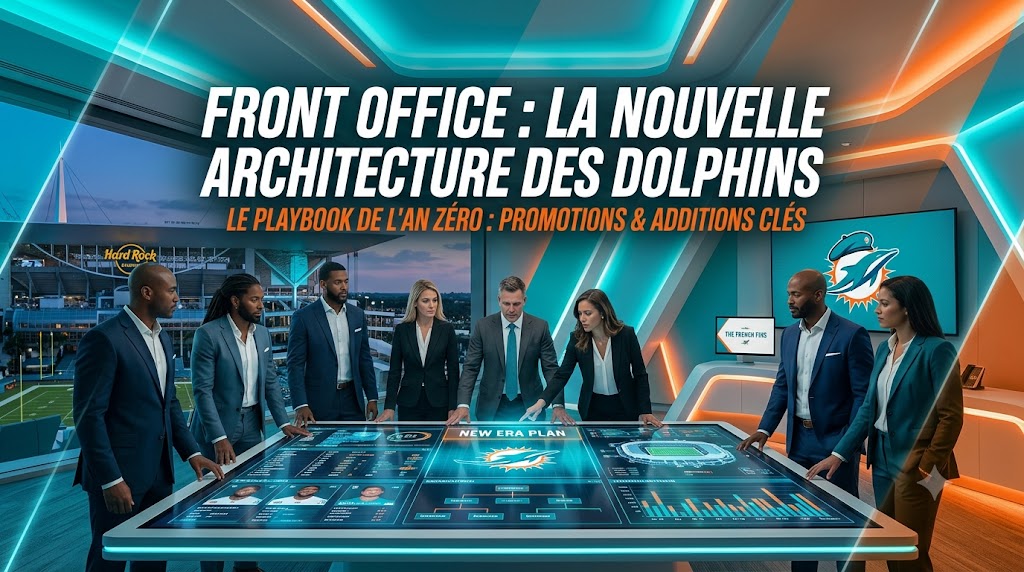 Les Dolphins restructurent le Front Office et le Staff de Performance !