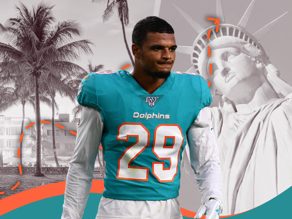 Les Dolphins échangent Minkah Fitzpatrick aux Jets pour un choix de 7e tour.